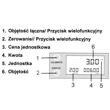 Pistolet paliwowy ASDFG01 do pompy paliwa  (mini CPN-U) z licznikiem cyfrowym