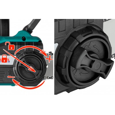 Piła łańcuchowa akumulatorowa 16" ALCCS16-36V zasilana 2 bateriami