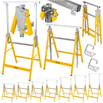 Kobyłki / stojaki warsztatowe 80-130 cm – stabilny i wytrzymały zestaw 2 sztuk