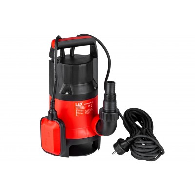 Pompa plastikowa z pływakiem do wody brudnej 1600W  LXP16