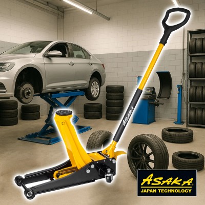 Podnośnik hydrauliczny niskoprofilowy ASAKA ASPJ-3T –  udźwig 3 tony