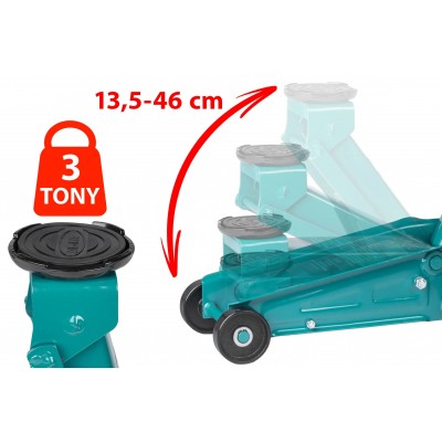 Podnośnik hydrauliczny AL-FA ALPJ-3T –  udźwig 3 tony
