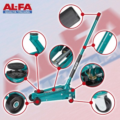 Podnośnik hydrauliczny AL-FA ALPJ-3T –  udźwig 3 tony