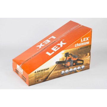 Piła spalinowa LEX LXGCS60 + 2 prowadnice i 2 łańcuchy